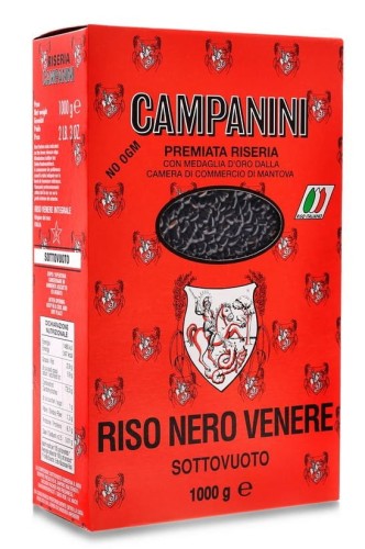 Campanini Riso Nero Venere Ryż Czarny 1kg Włoski