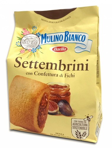 Mulino Bianco Settembrini Con Confettura Di Fichi Ciasteczka Kruche z Konfiturą Figową 300g