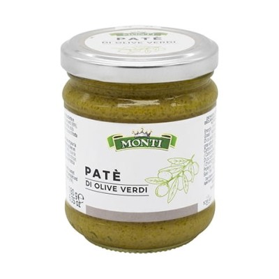 Monti Pate di olive verdi Pasta z zielonych oliwek 180g
