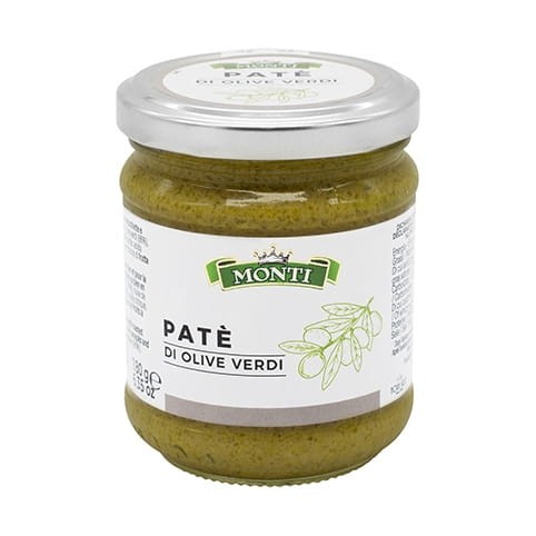 Monti Pate di olive verdi Pasta z zielonych oliwek 180g