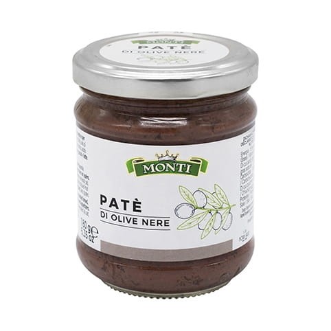 Monti Pate di olive nere Pasta z czarnych oliwek 180g