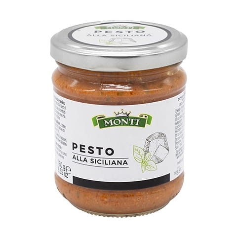 Monti Pesto alla Siciliana Pesto z Ricottą i Bazylią 180g