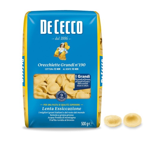 De Cecco Orecchiette Grandi no. 190 makaron włoski 500g