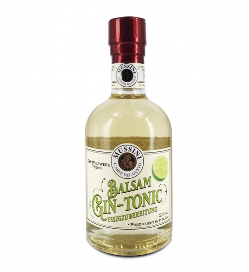 Mussini Balsam Gin-Tonic Vinegar-Bar Dressing balsamiczny o smaku ginu z tonikiem 250ml