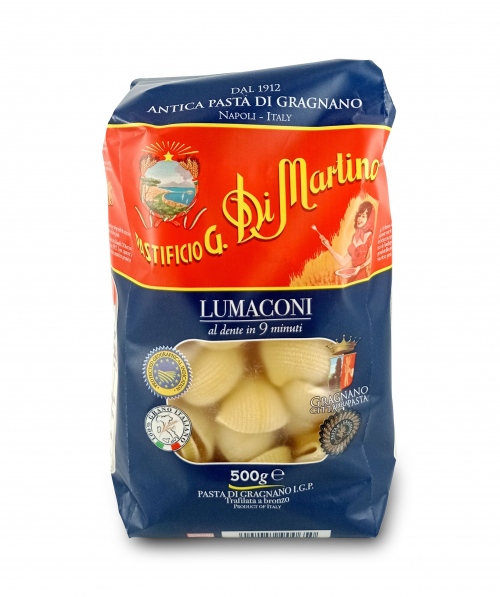 Pastificio di Martino Lumaconi makaron bezjajeczny w 100% z włoskiej pszenicy 500g