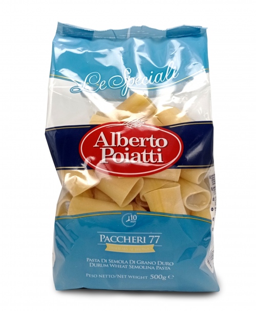 Alberto Poiatti Paccheri 77 Makaron duże rurki 500g