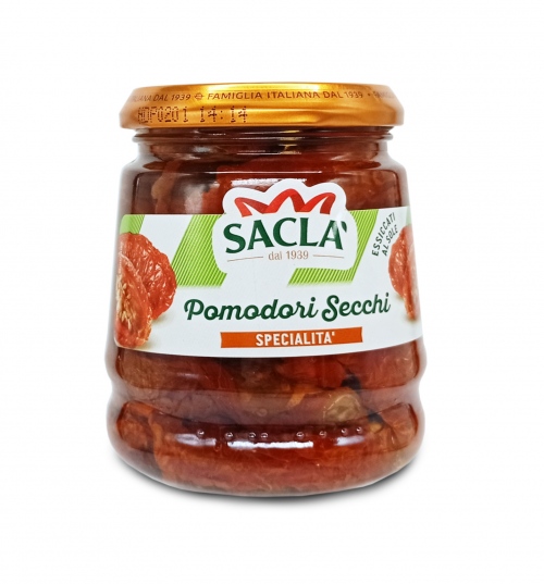 Sacla Pomodori Secchi Specialita Suszone pomidory w oleju słonecznikowym 280g