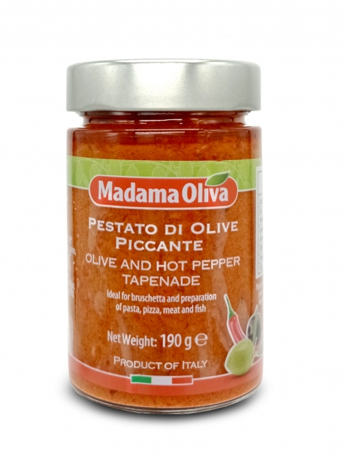Madama Oliva Pestato di Olive Piccante Tapenda Oliwkowa Pikantna 190g