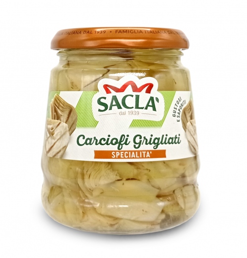 Sacla Carciofi Grigliati Karczochy grilowane w oleju słonecznikowym 285g