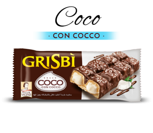 risbi Snack Coco con cocco Ciastka z kremem kokosowym 120g