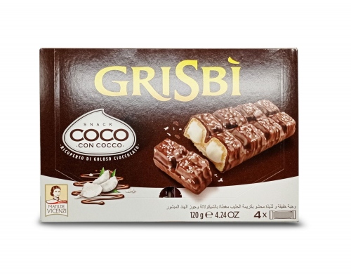 risbi Snack Coco con cocco Ciastka z kremem kokosowym 120g