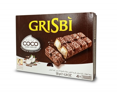 risbi Snack Coco con cocco Ciastka z kremem kokosowym 120g