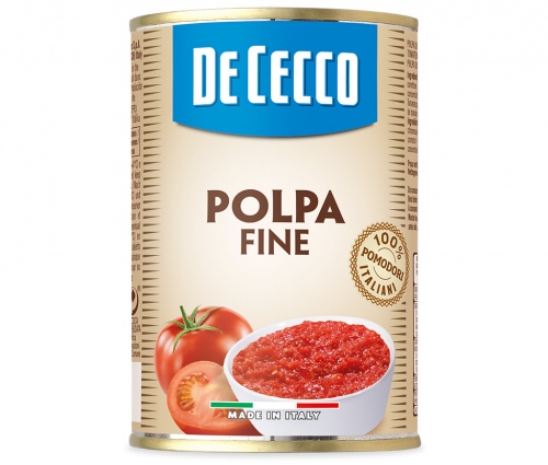 De Cecco Polpa Fine Pulpa pomidorowa 100% Włoskich pomidorów 3x400g