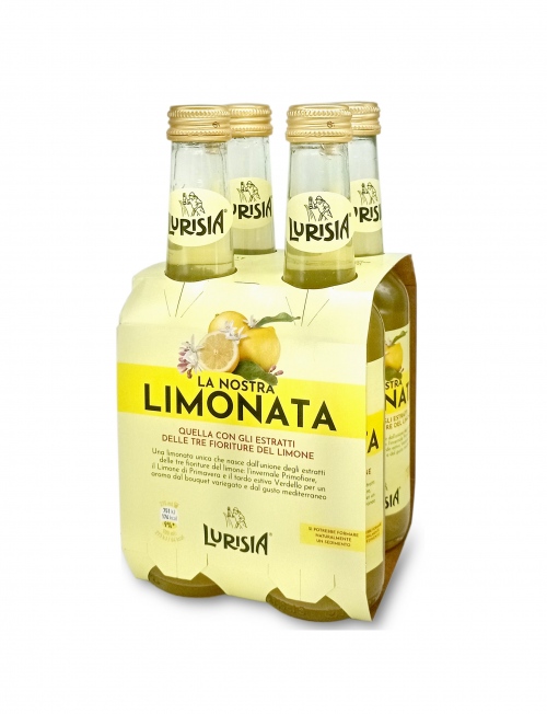 Lurisia La Nostra Limonata Napój cytrynowy gazowany 4x 275ml