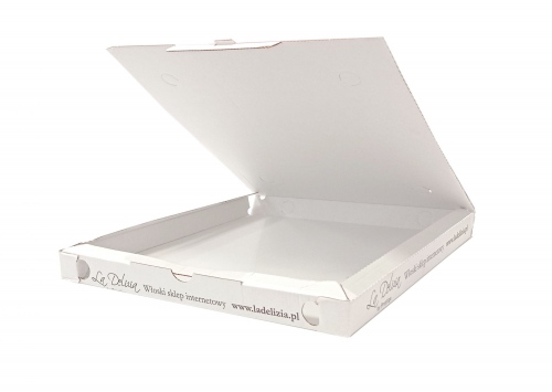 Pizza box Model C "La Delizia" Kartony na pizzę 100% Celulozy 325x325x30