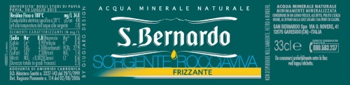 San Bernardo Woda mineralna gazowana 330ml