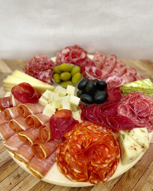 Włoska deska serów i wędlin DIY Duża na 6-8 osób
