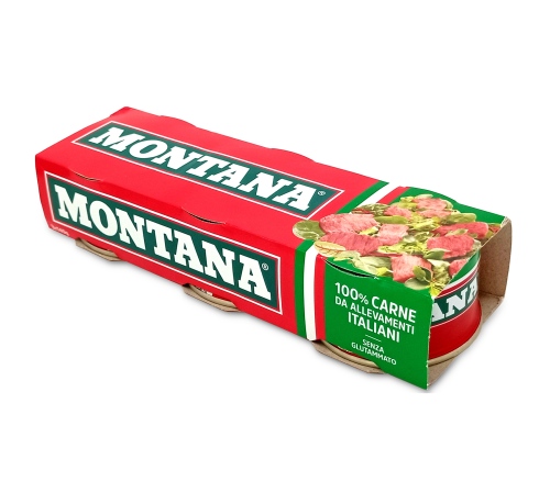 Montana Danie gotowe z mięsa w galarecie 100% włoskiego mięsa 3x140g