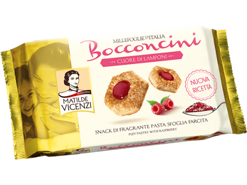 atilde Vicenzi Millefoglie d'Italia Bocconcini ciastka z galaretką malinowym 90g