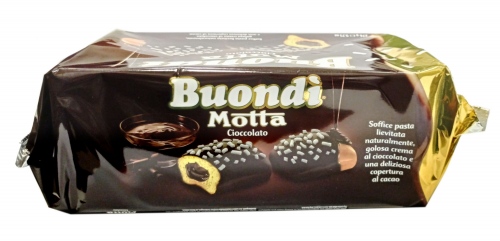 Motta Buondi Cioccolato Bułeczki z czekoladą i polewą kakaową 276g