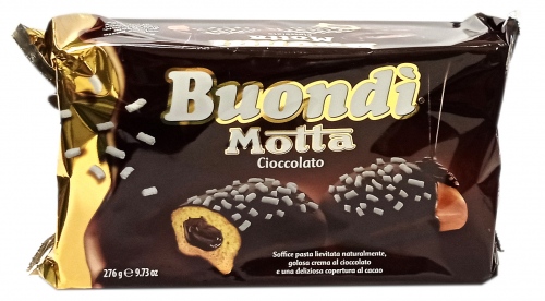 Motta Buondi Cioccolato Bułeczki z czekoladą i polewą kakaową 276g