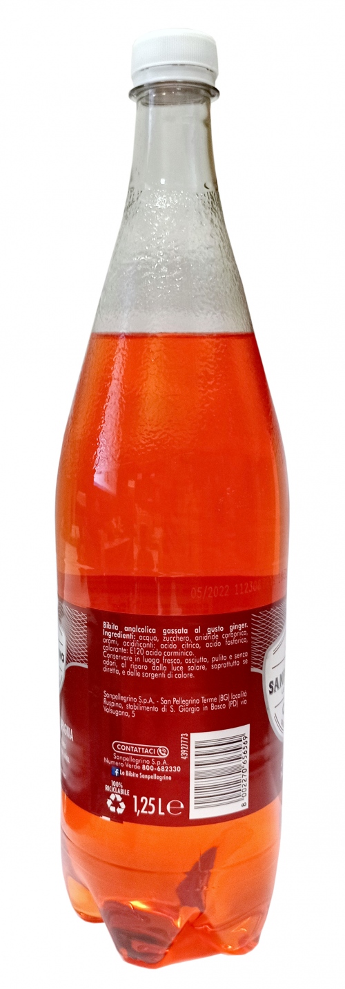 SanPellegrino Cocktail Ginger Napój Imbirowy gazowany 1,25l