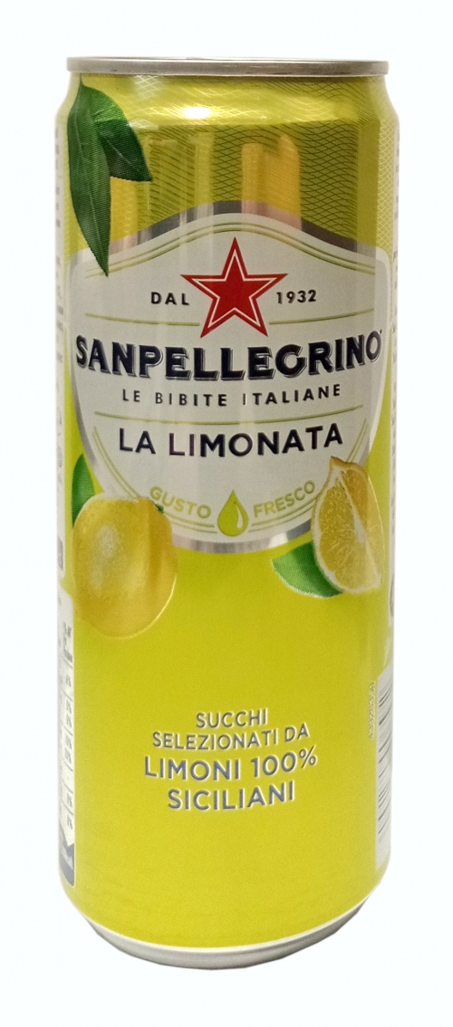 Sanpellegrino La Limonata Napój gazowany Cytrynowy 330ml