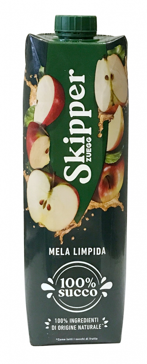 Zuegg Skipper Mela Limpida 100% Succo Sok Jabłkowy 1l
