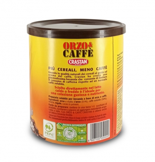 Crastan Orzo & Caffe Mieszanka kawy jęczmiennej z kawą rozpuszczalną 120g
