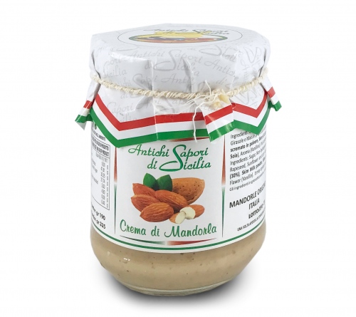 Antichi Sapori di Sicilia Crema di mandorle Słodki krem z migdałów 190g