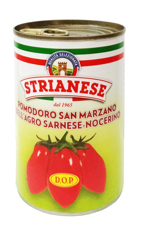 Strianese Pomodoro San Marzano Pomidory Pelati Obrane Całe 400g