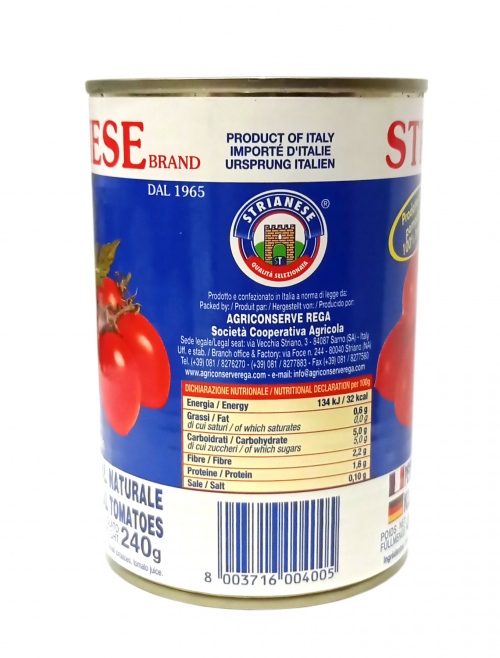 Strianese Pomodorini Interi al naturale Małe pomidorki 400g