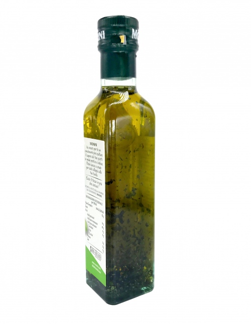Monini Condimento Aromatizzato Basilico Dressing na bazie oliwy z oliwek Extra Vergin i bazylii 250ml